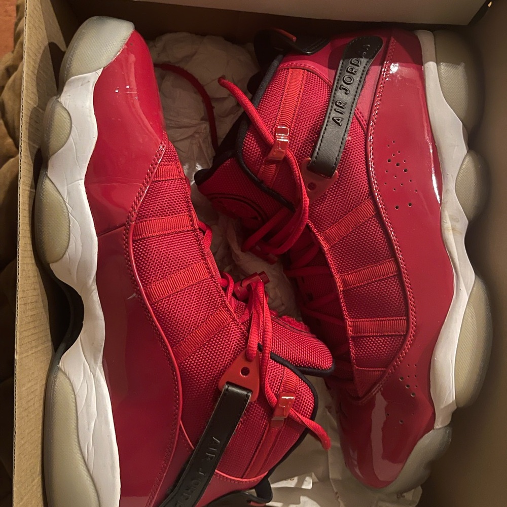 Jordan 6 Rings Gym Red/Black Sneakers